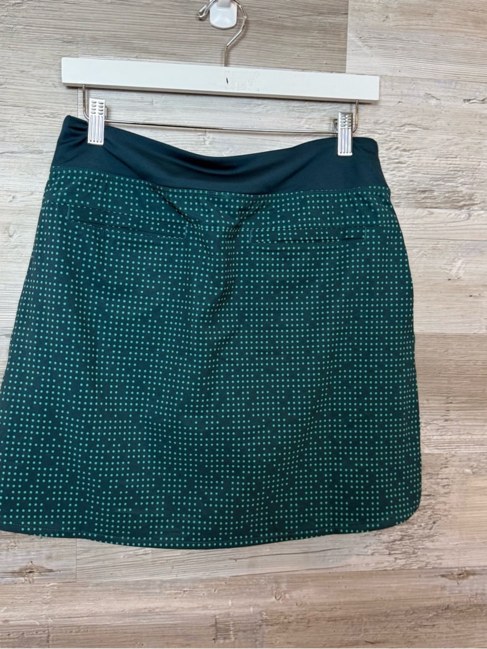 Nike Golf Tour Performance Dri-FIT Polka Dot Skort - Green/Black - Size S - Picture 3 of 10